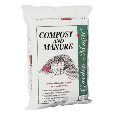 5240 Outdoor Lawn Garden Compost and Manure Blend, 40 Pound Bag