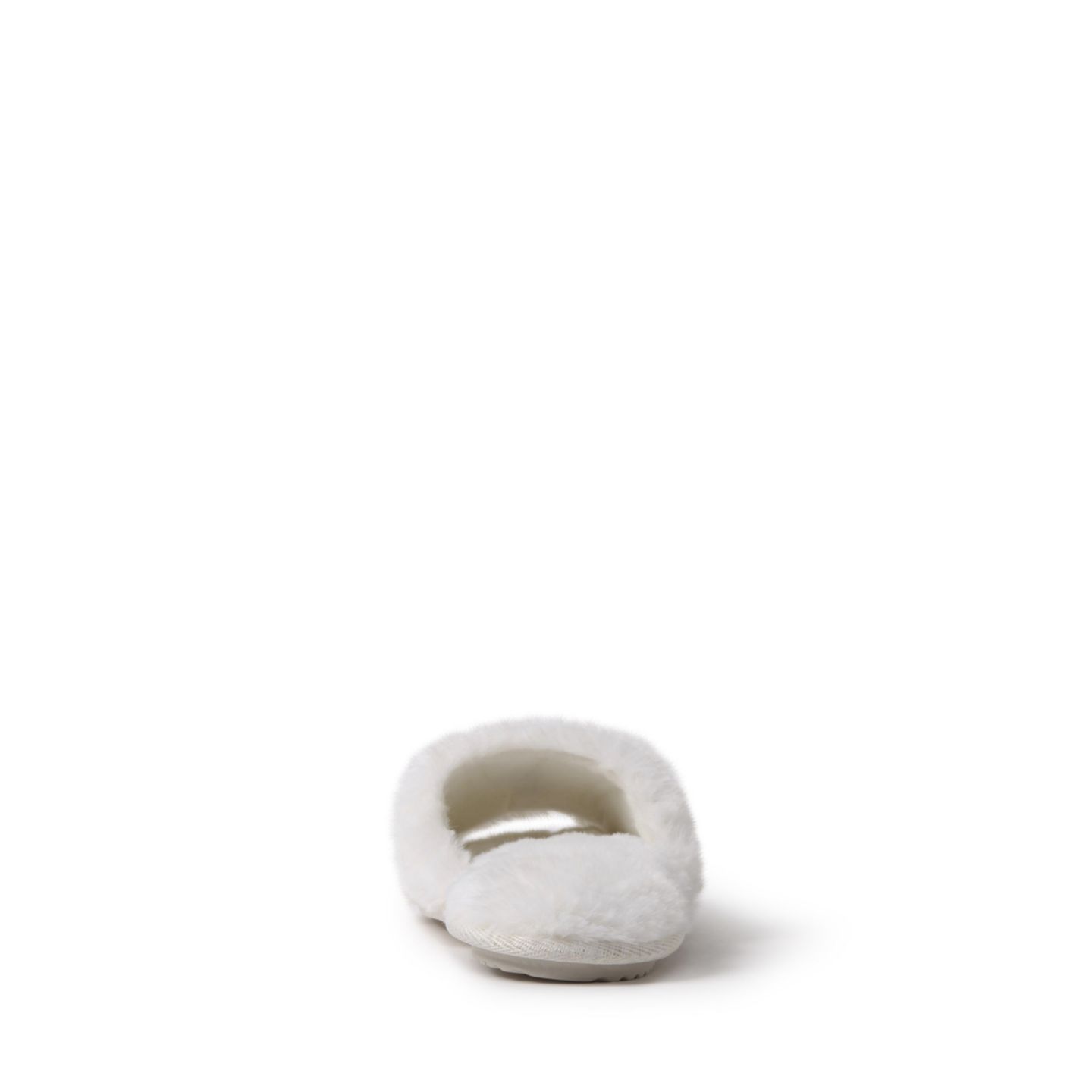 Женские тапочки Dearfoams Lane Bridal I Do Fuzzy Slide, цвет: Алебастровый — фото 7
