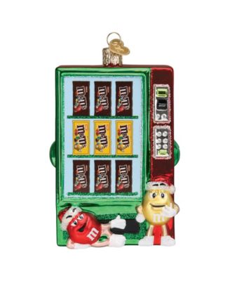 4.75" Mars Wrigley Candies M&M's Vending Machine Ornament