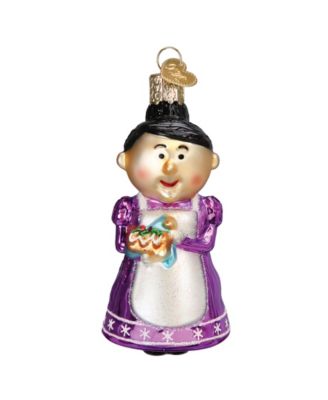 4.25" Rudolph the Red-Nosed Reindeer Cheery Mrs. Claus Ornament