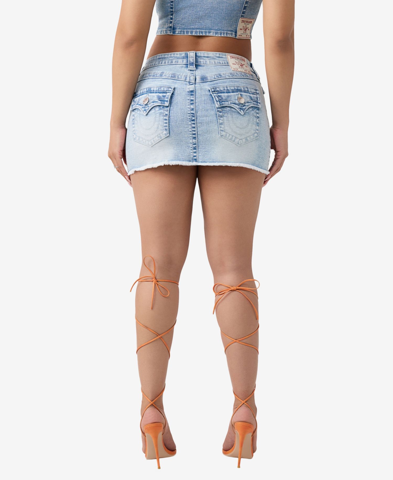 Women's Sadie Mini Denim Flap Skirt