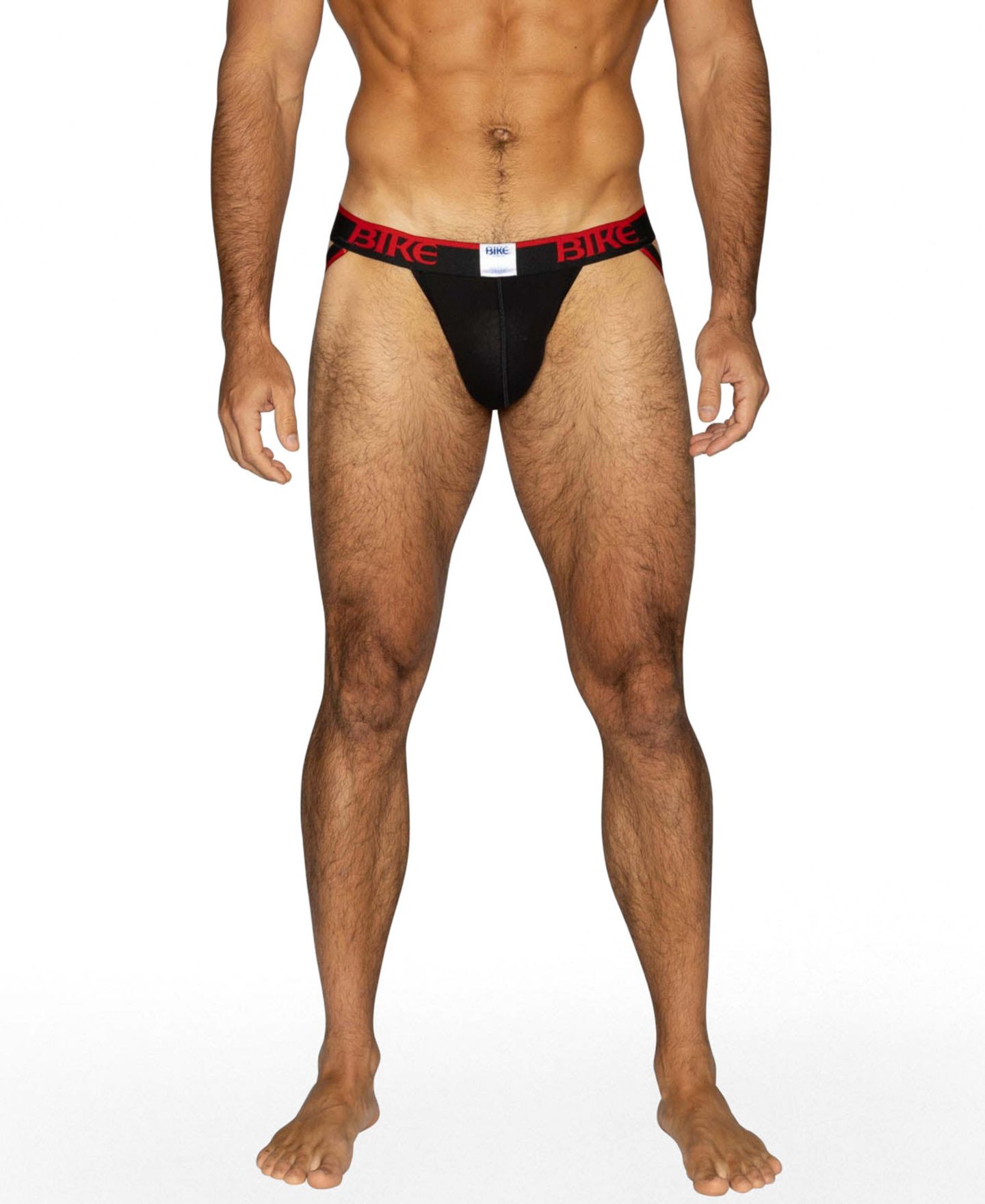 Бельё Jockstrap для мужчин, хлопок-стрейч, 3 шт. — BIKE Athletic, цвет: Чёрный — фото 2