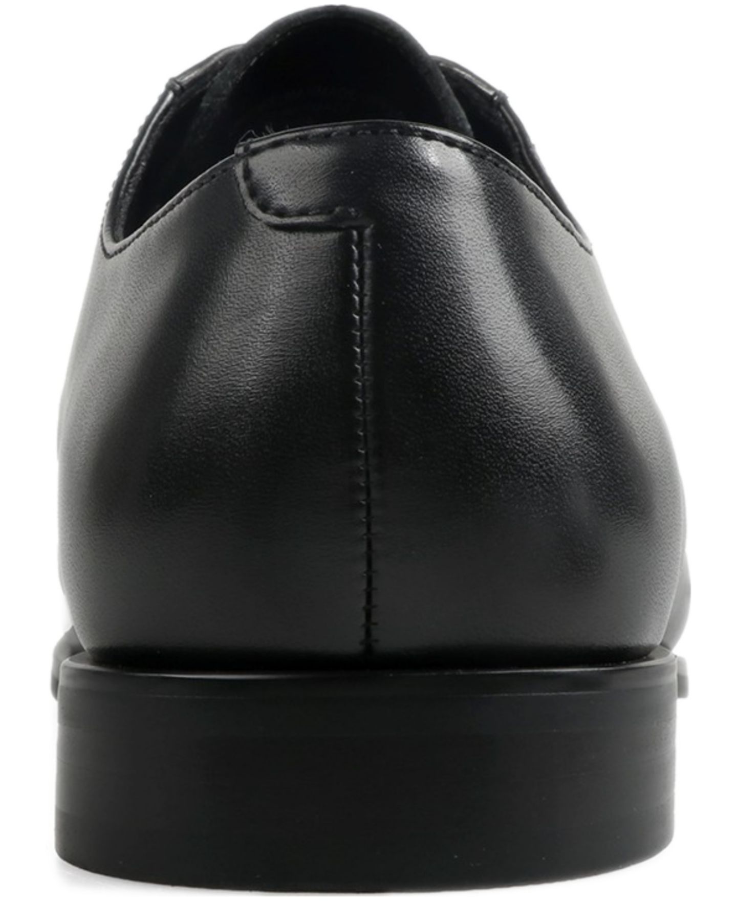 Мужские туфли Alfani Genuine Leather Cap-Toe Dress Shoes, цвет: Чёрный кожаный — фото 3