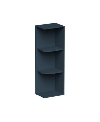 36"H Wall Shelves, Ready to Assemble Kitchen Open Shelves Solid Wood Frame 2 Adjustable Storage Shelves