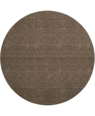 Soft Essentials Machine Washable SE6 8'x8' Round Area Rug