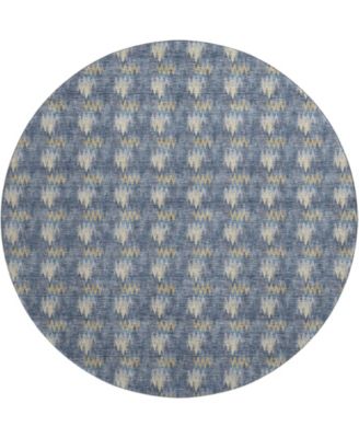 Soft Essentials Machine Washable SE5 8'x8' Round Area Rug