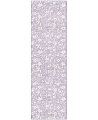 Soft Essentials Machine Washable SE4 2'3"x7'6" Runner Area Rug