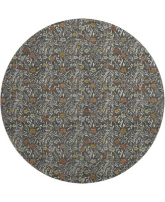 Soft Essentials Machine Washable SE4 8'x8' Round Area Rug