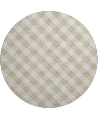 Soft Essentials Machine Washable SE3 8'x8' Round Area Rug