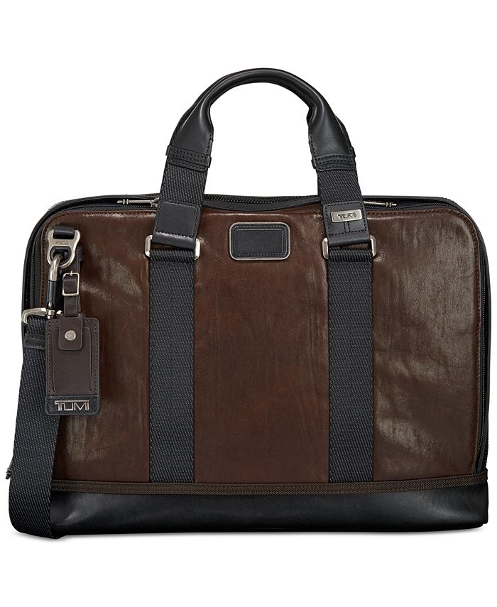 Tumi Men's Andrews Leather Slim Briefcase Macy's