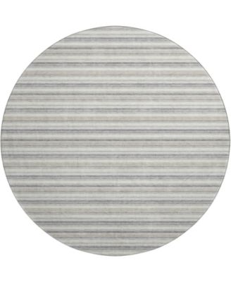 Soft Essentials Machine Washable SE2 8'x8' Round Area Rug