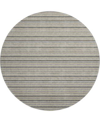 Soft Essentials Machine Washable SE2 8'x8' Round Area Rug