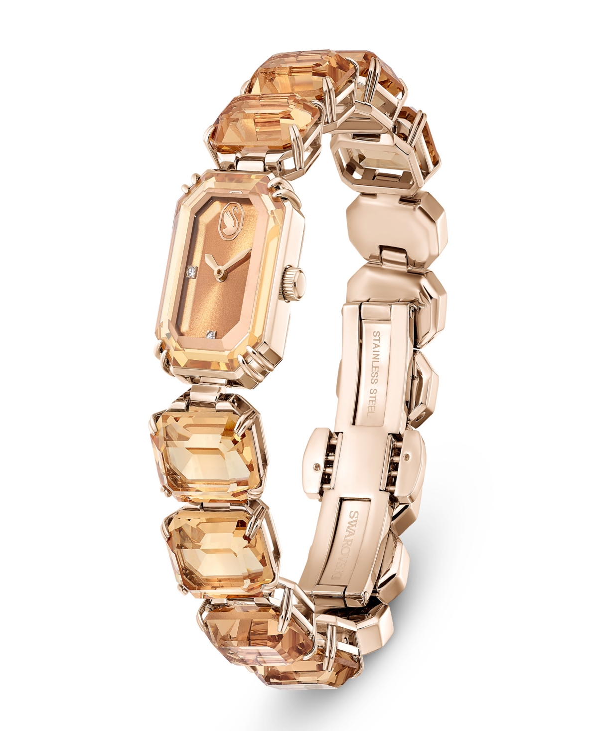 Swarovski Octagon Cut Bracelet Watch 23 x 17mm