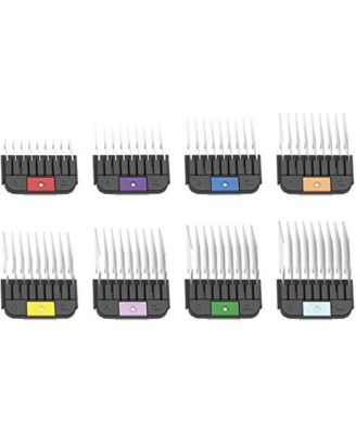 Wahl Professional Animal Stainless Steel Attachment Guide Comb Set for Detachable Blade Pet, Dog, Cat, and Horse Clippers