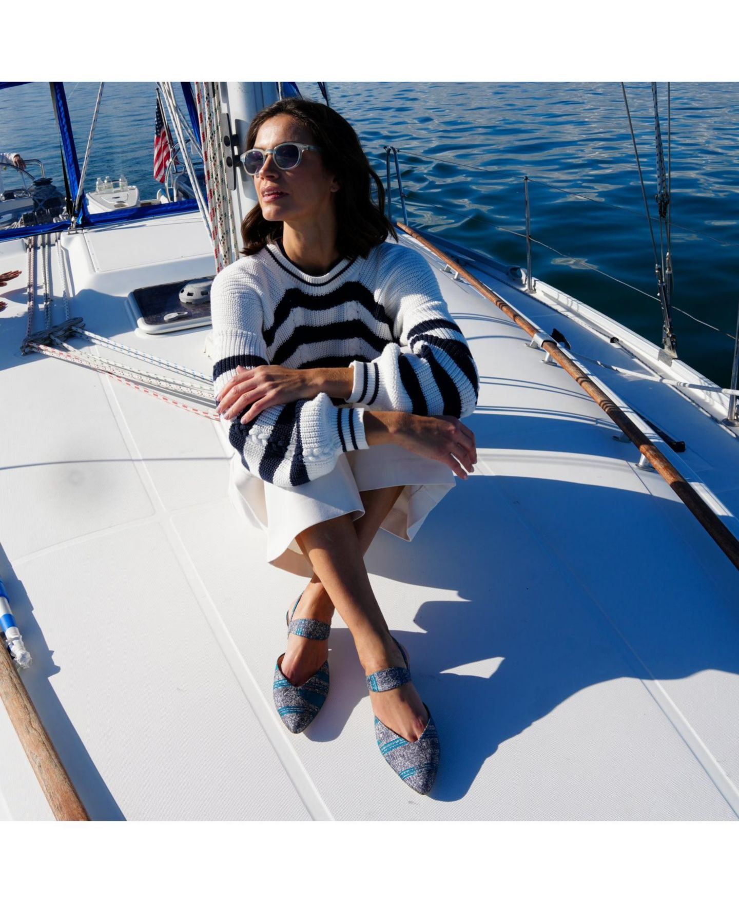 Женские сандалии Alterre Tidal Elsie Customizable V, цвет: Синий — фото 7