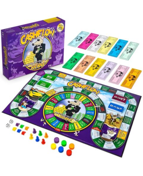 Детская настольная игра Rich Dad Cashflow Strategic Investing Educational Board Game, Ages 14+