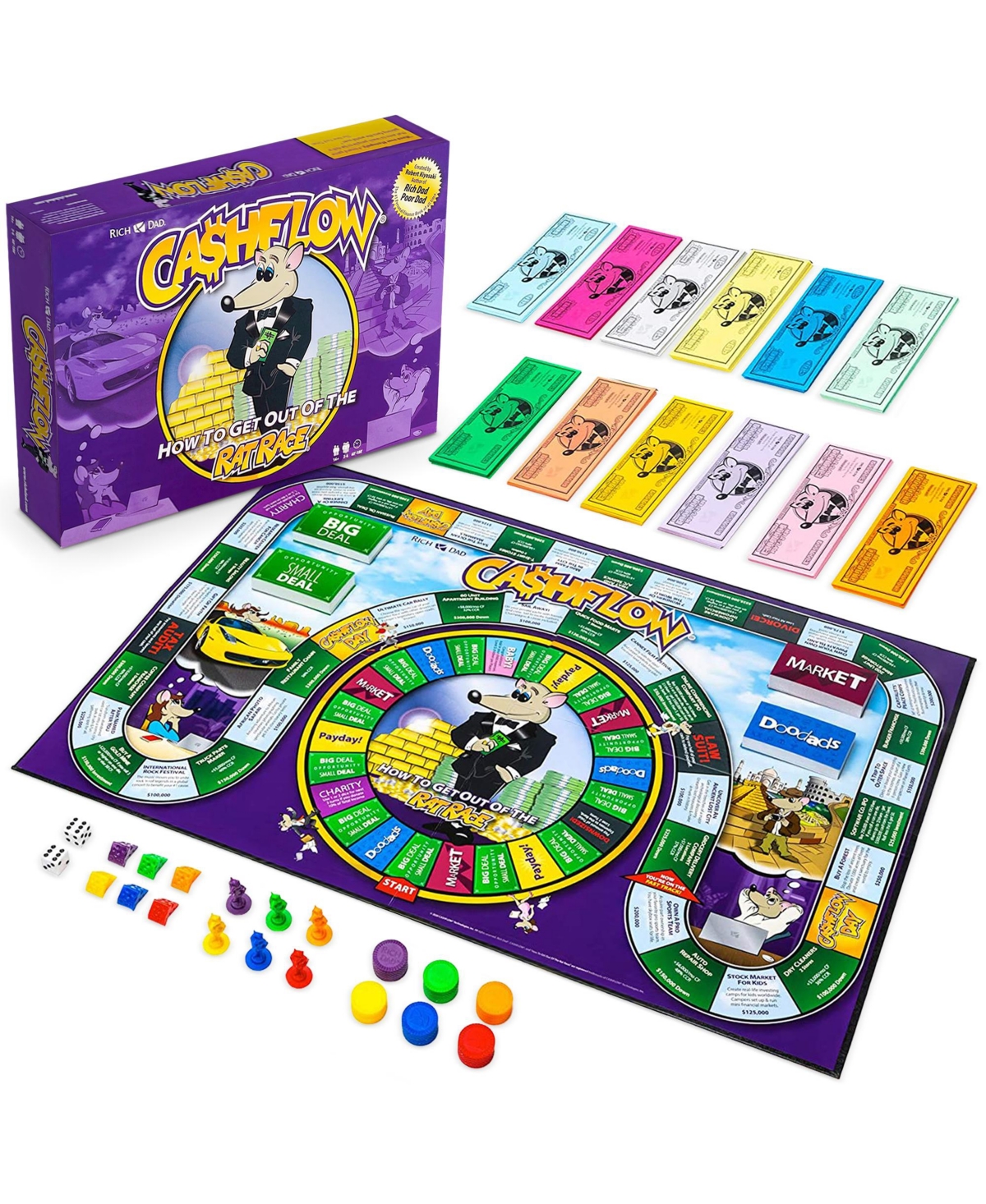 Rich Dad Cashflow Strategic Investing and Educational Board Game, 2020 Redesign