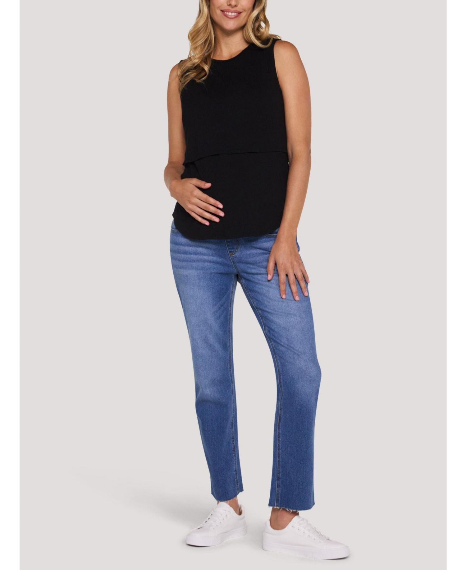 Women's Motherhood Sleeveless Nursing Top