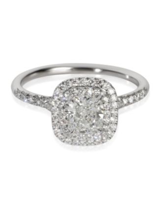 1.07 ct Cushion Diamond Soleste Double Halo Engagement Ring