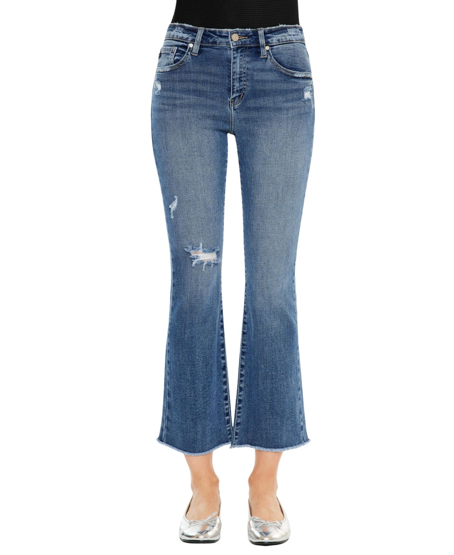 Women's Honey High Rise Cropped Bootcut Jeans