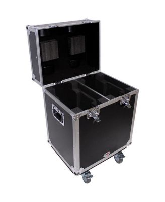 XS-MH140X2W ATA-300 Style Gig Ready Flight Road Case for Two 140 Style Moving Head Lighting Fixtures