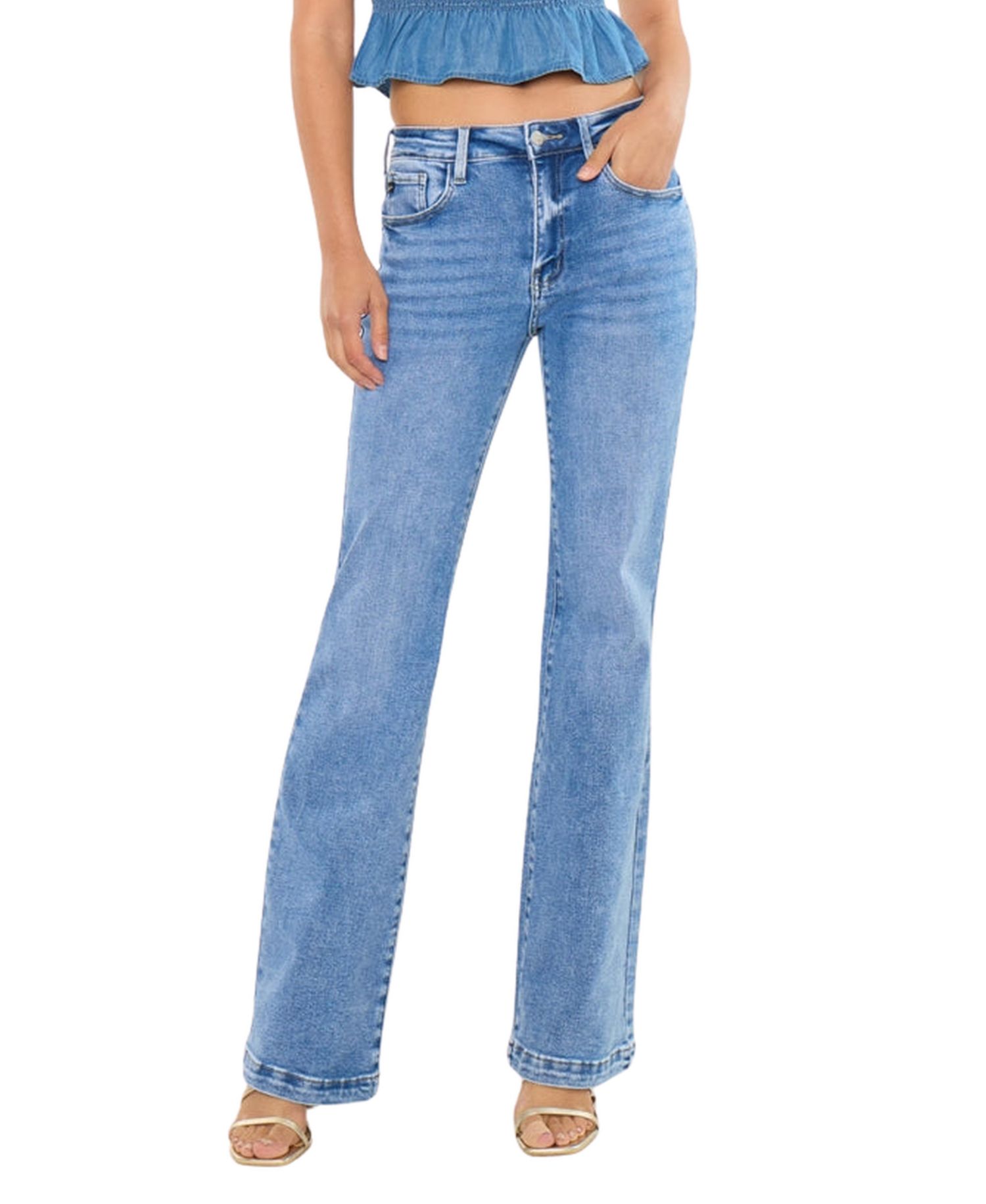 Women's Avonlea High Rise Wide Flare Jeans