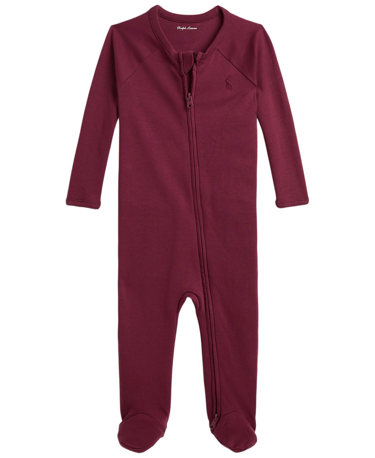 Baby Boys' Cotton Interlock Footed Coverall
