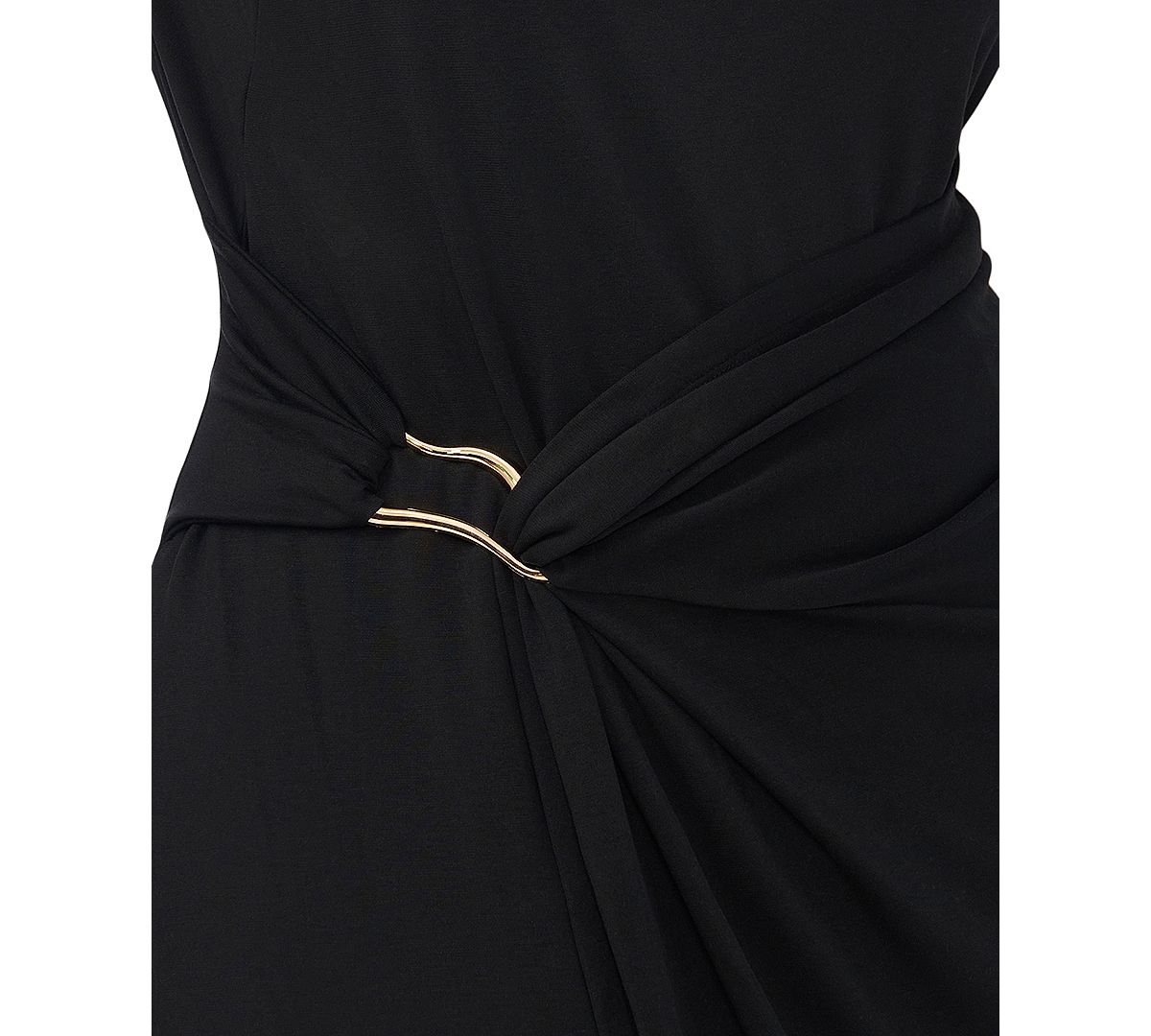MSK Plus Size Boat Neck Short-Sleeve Midi Dress view 5 — MAYCSS fashion products
