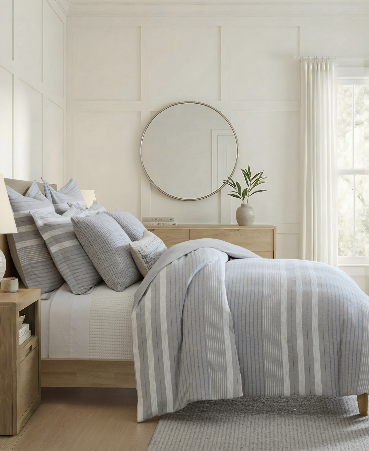 Levtex Home Hawthorn Stripes Reversible -Piece Comforter Set