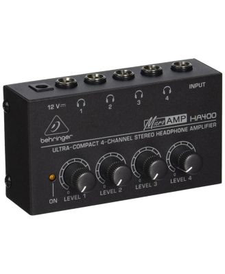 HA-400 4-Channel Ultra-Compact Stereo Headphone Amplifier