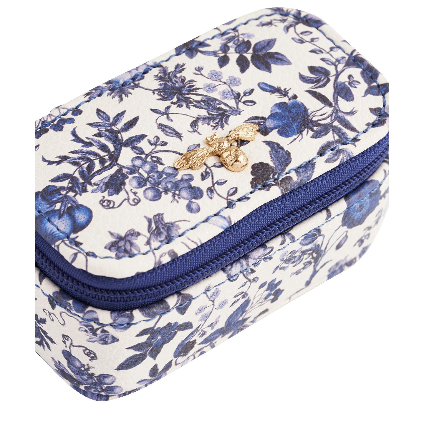 Женская сумка Fable England Ditsy Jewellery Box Mini, цвет: Синий — фото 3