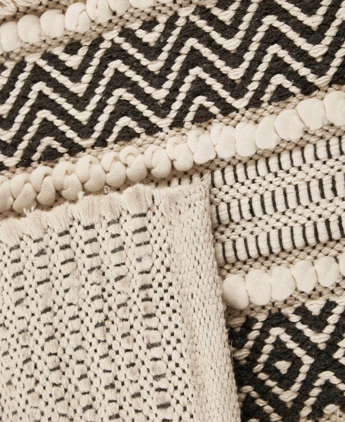 Ink+Ivy Asher Woven Texture Stripe Bath Rug, 22" x 58"