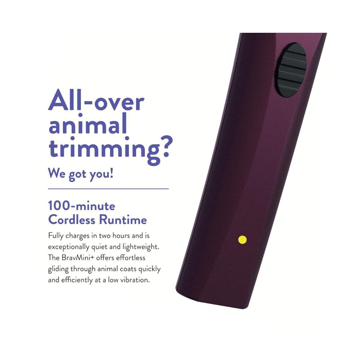 Wahl Professional Animal Bravmini+ Pet, Dog, Cat, and Horse Cordless Trimmer Kit
