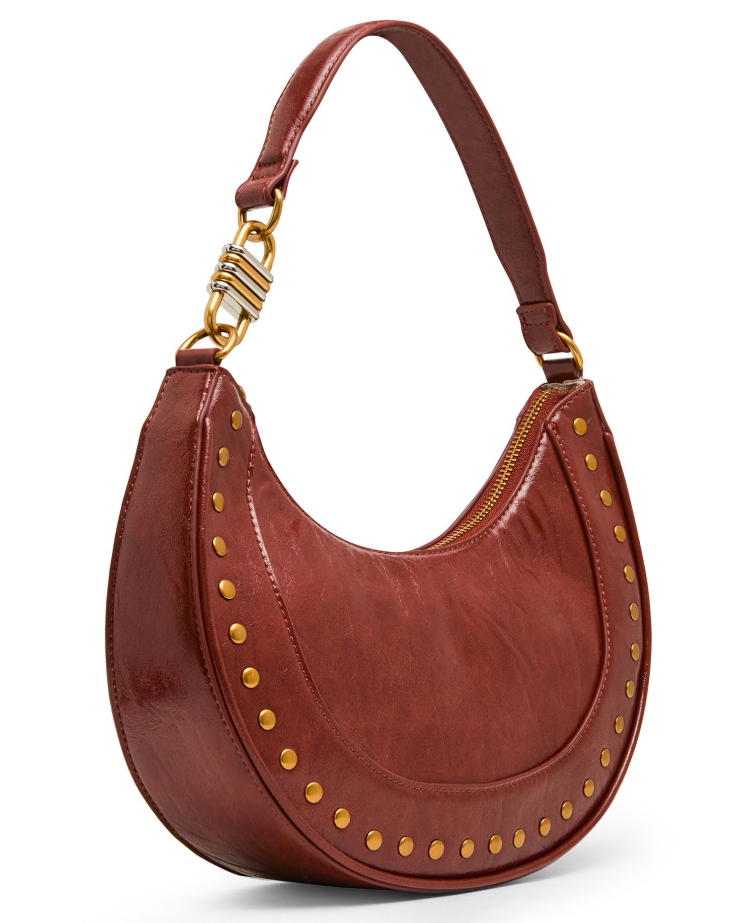 Liamm Studded Mini Shoulder Handbag