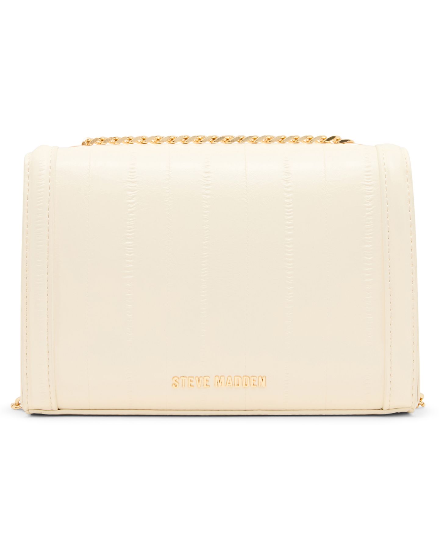Женская сумка Steve Madden Larisae Small Magnetic Snap Crossbody Handbag, цвет: Слоновая кость — фото 2