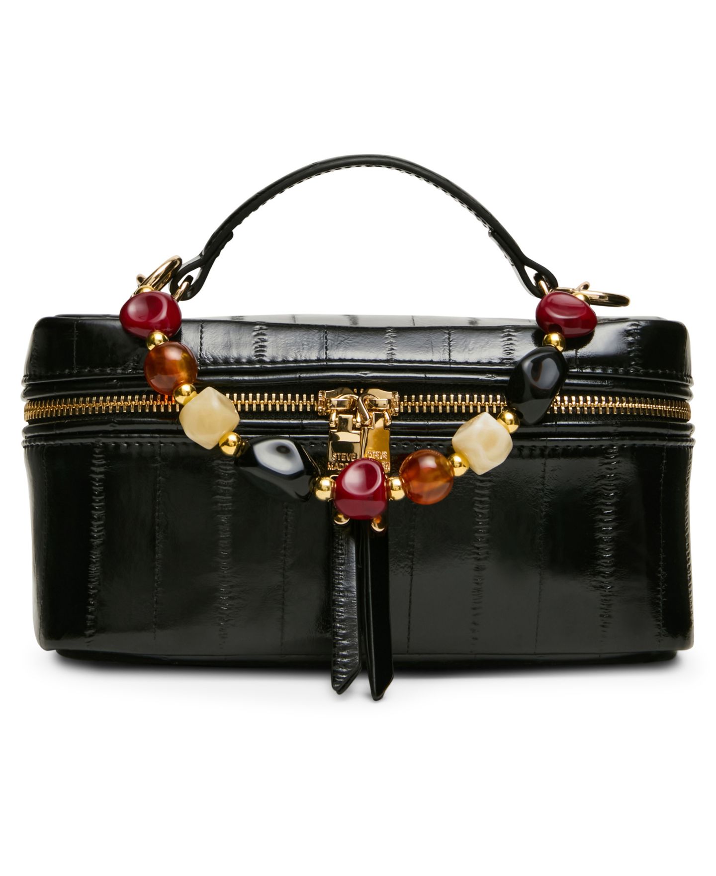 Женская сумка Steve Madden Bherra Zippered Vanity Handbag, цвет: Чёрный — фото 1