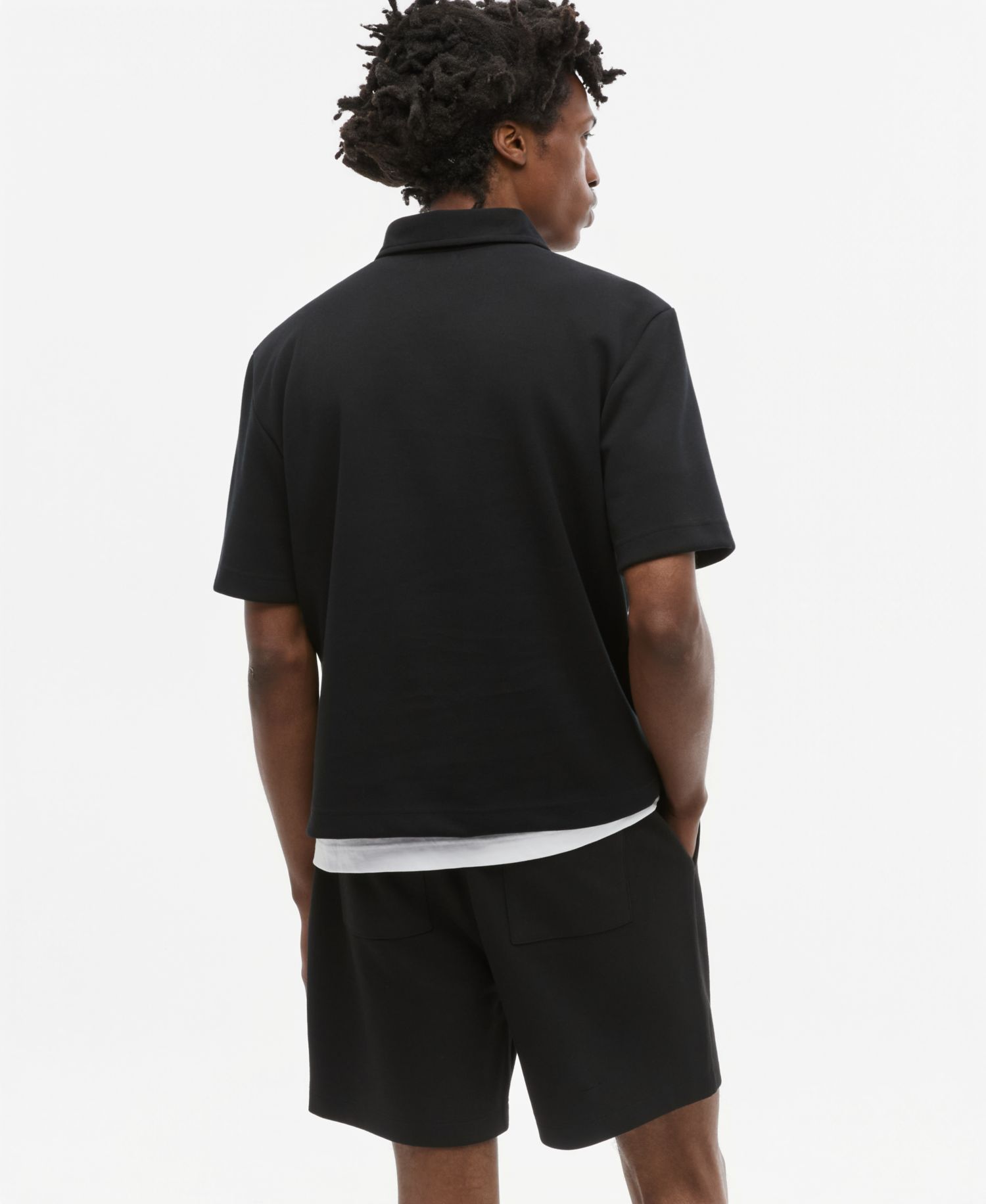 Men's Quarter-Zip Sweatshirt Polo