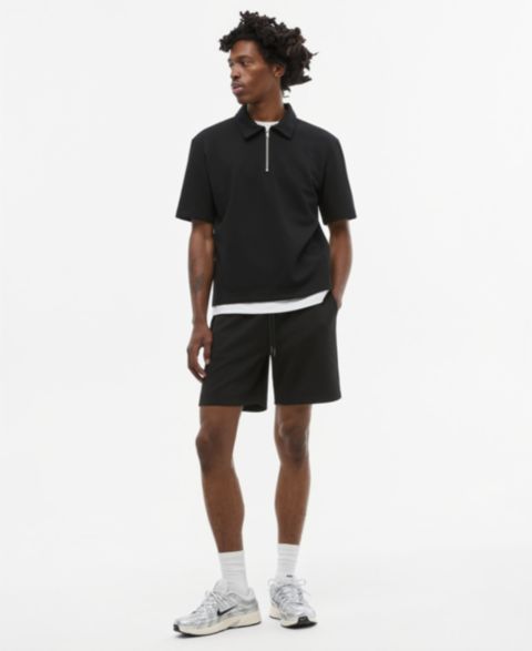 Мужские шорты Mode of One Solid 7" Sweat Shorts, цвет: Глубокий чёрный
