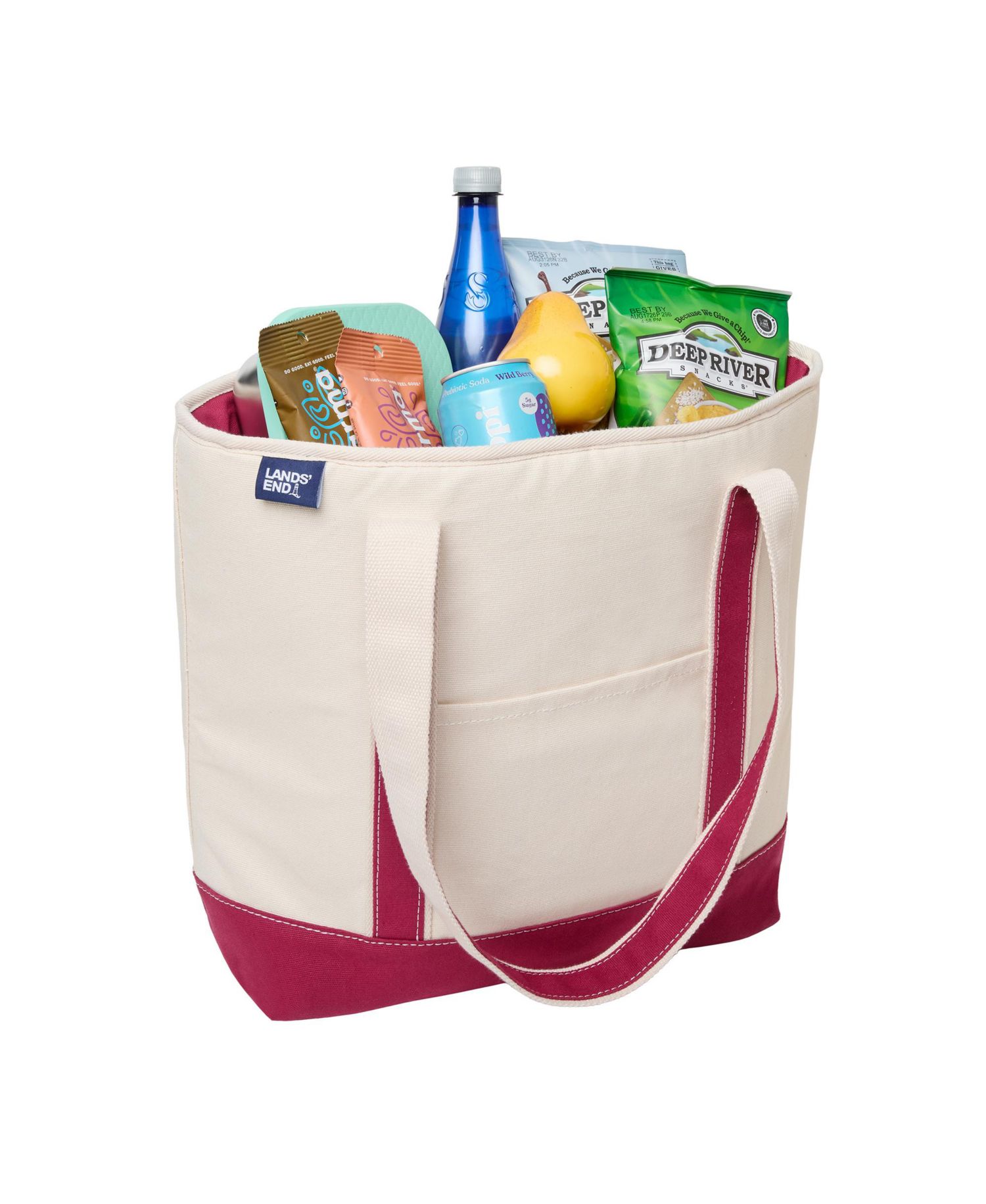 Insulated Tote Bag with Zip Closure, Large Cooler Bag for Travel, Pool, and Park
