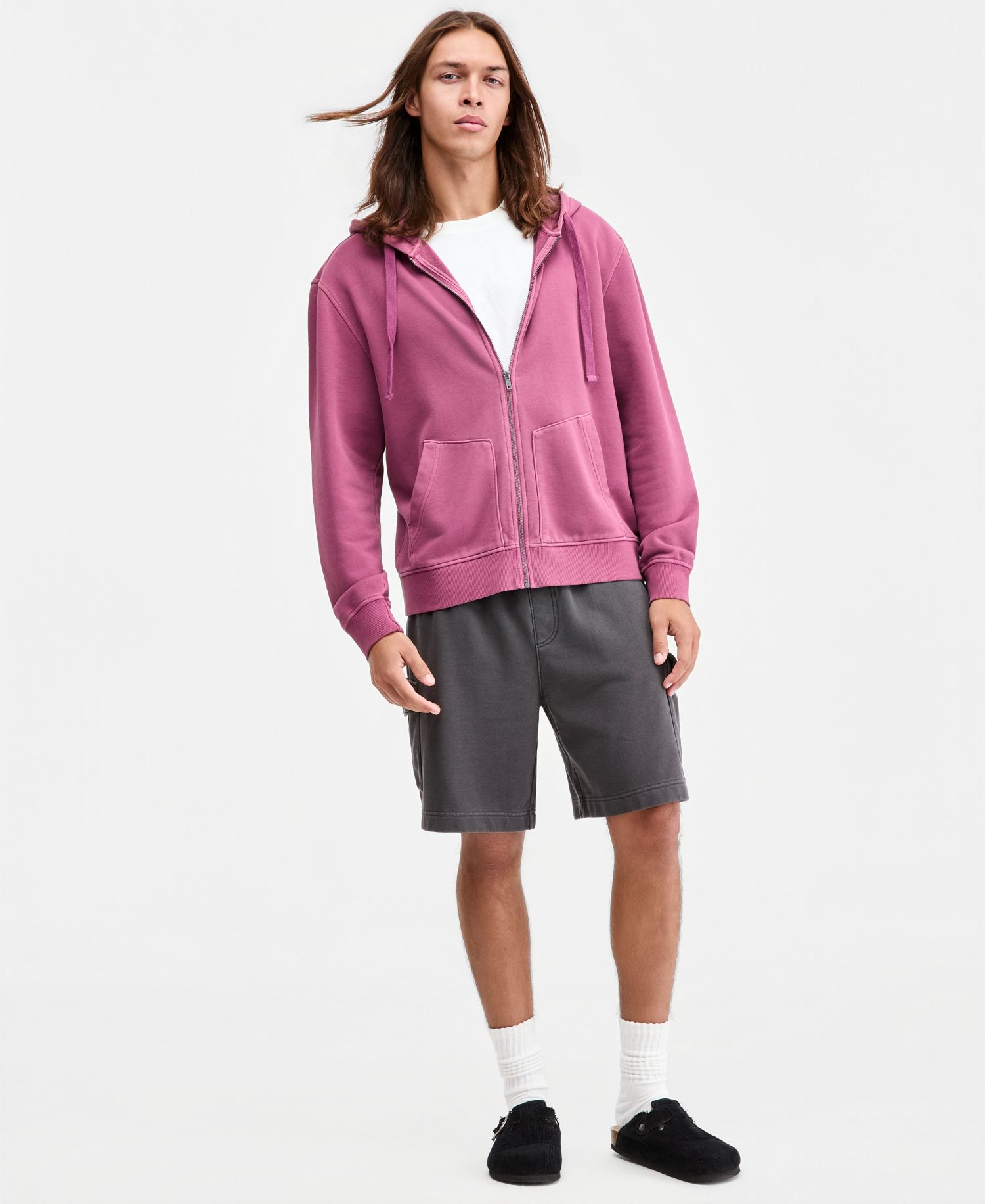 Men's Explore Graphic Zipper Hooded Sweatshirt