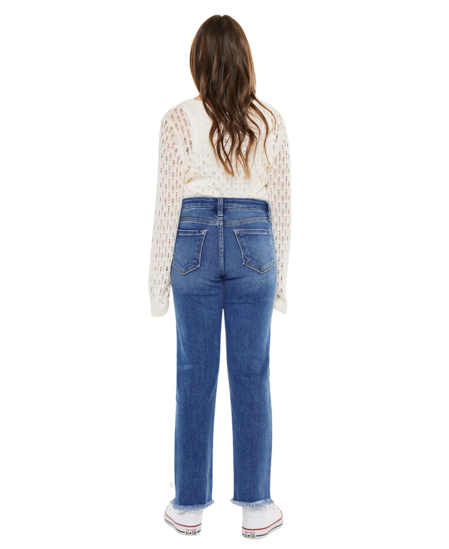 Big Girls Girsl High Rise Slim Straight Jeans
