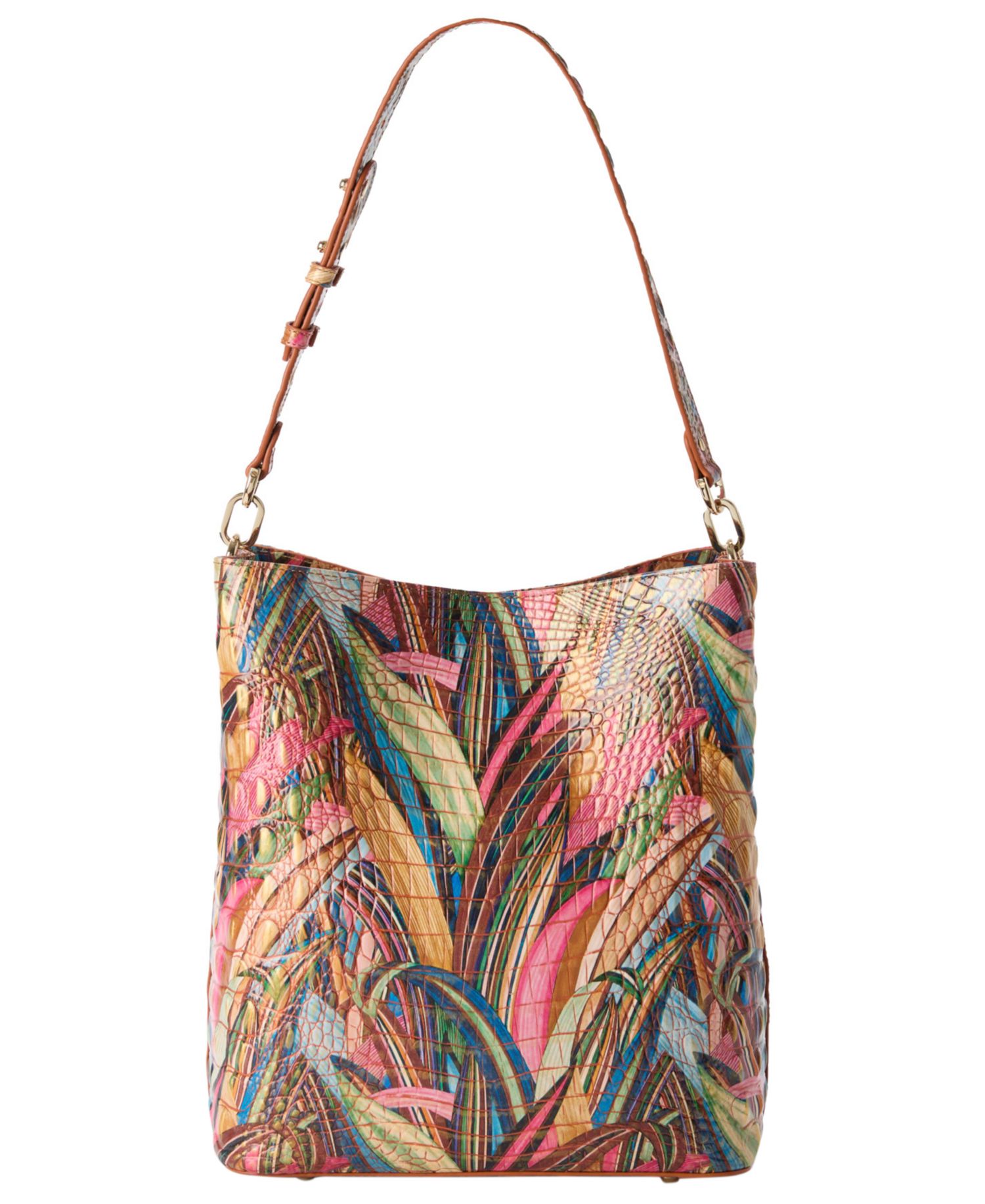 Celina Melbourne Small Leather Bucket Handbag