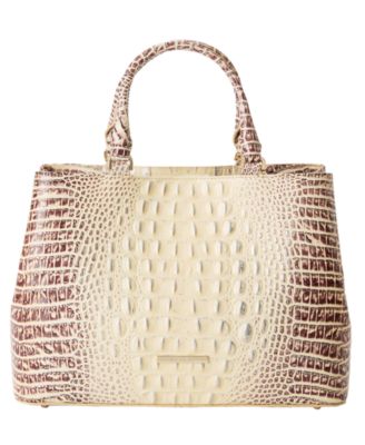 Denise Medium Leather Satchel Handbag