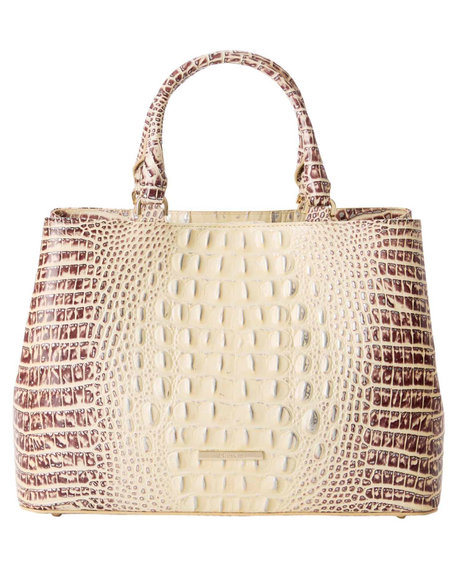 Denise Medium Leather Satchel Handbag