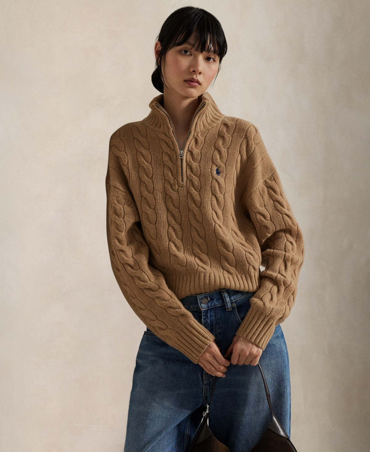 Polo Ralph Lauren Women's Wool Cashmere Long-Sleeve Sweater