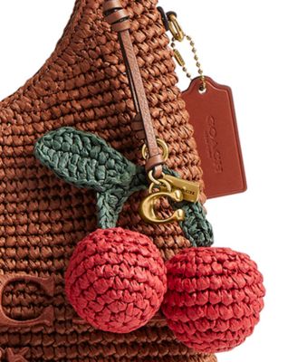 COACH Cherries Straw Bag Charm - Macy's