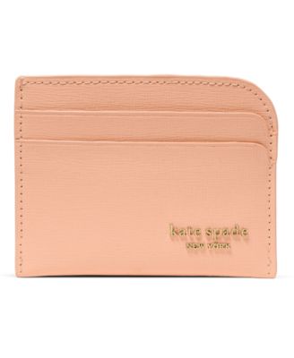 Devin Saffiano Leather Card Holder 