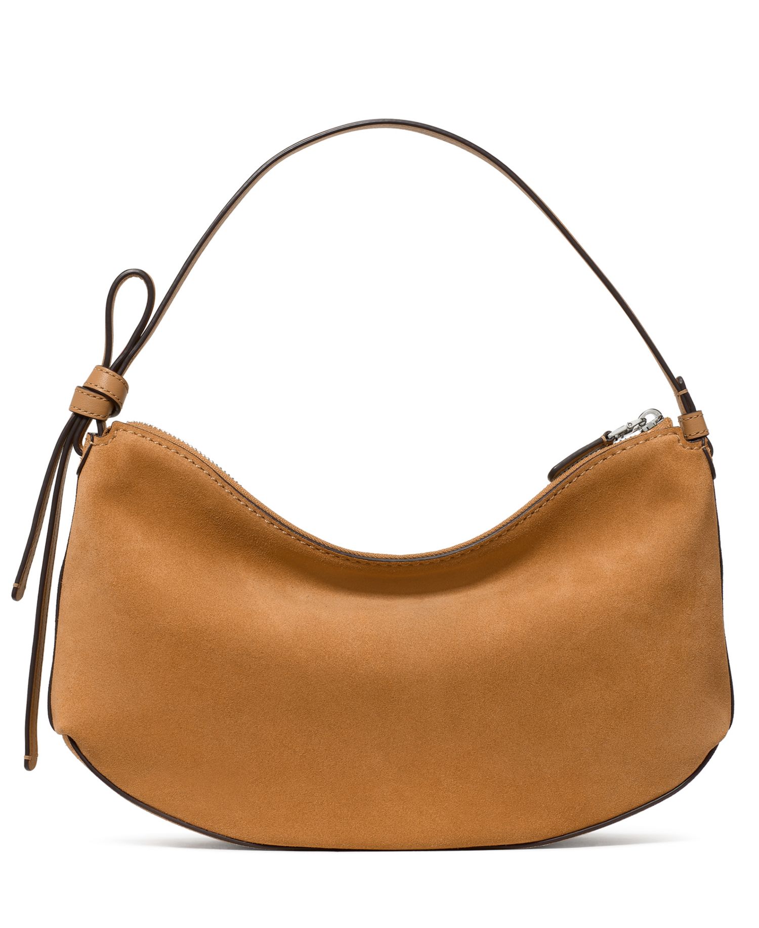 Loop Suede Medium Shoulder Bag