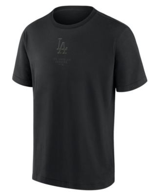 Men's Los Angeles Dodgers Black Out Heavyweight T-Shirt