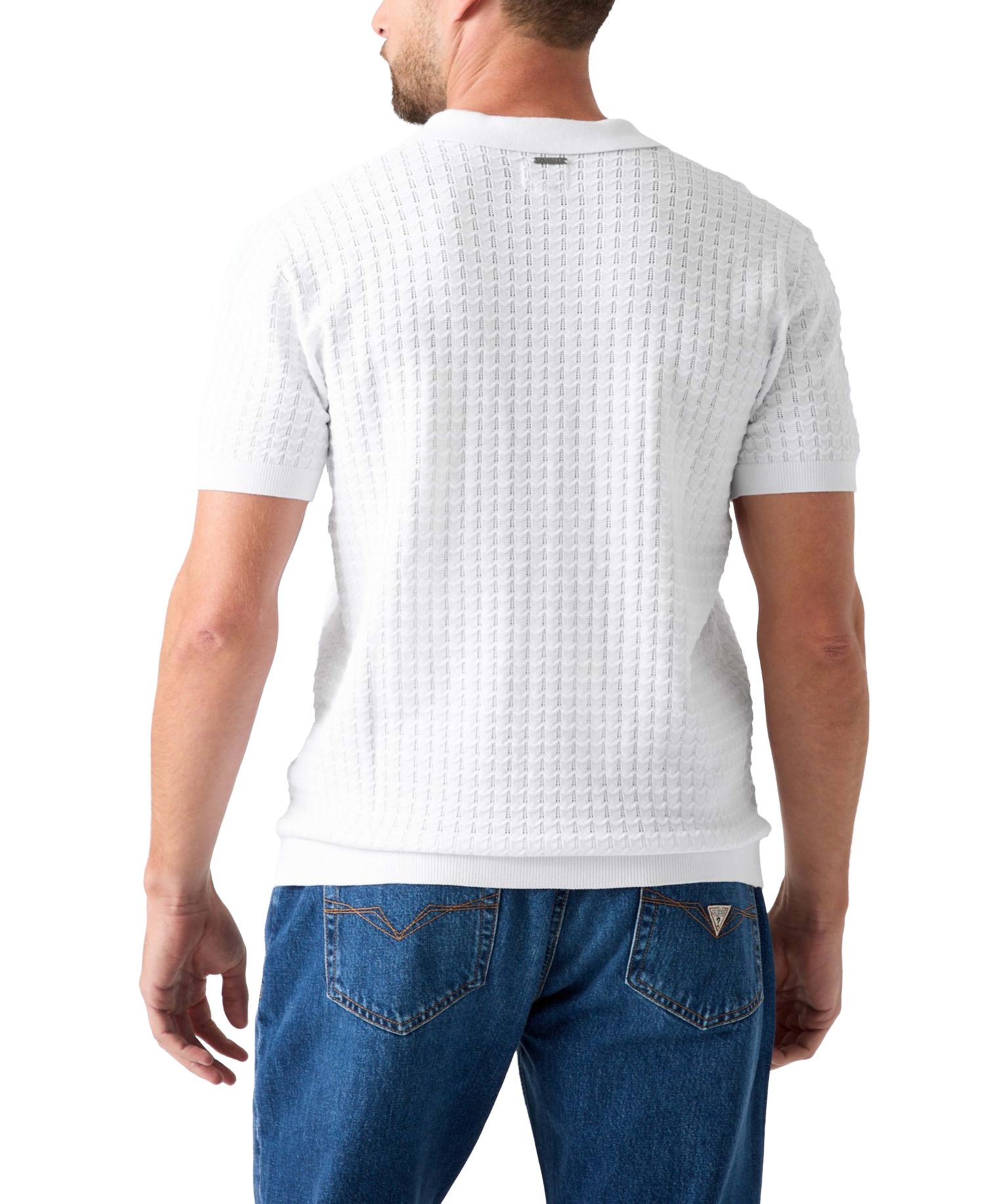 Men's Chevron Pointe Short-Sleeve Polo Shirt